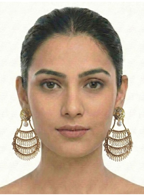 Antique Polki Earrings